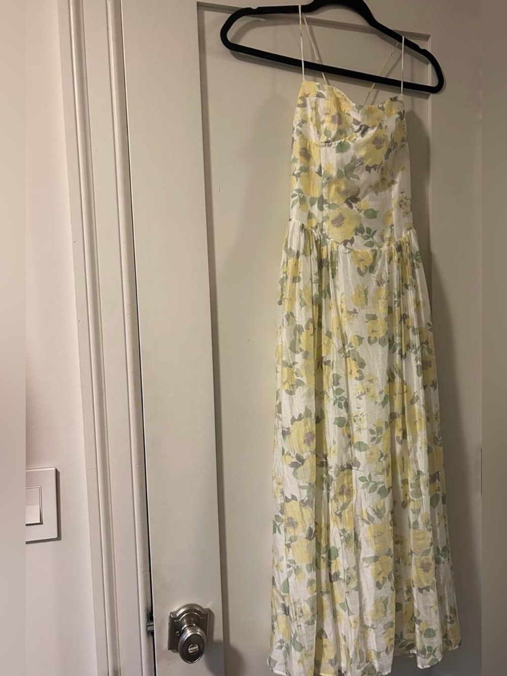 Bardot Estie Printed Maxi Dress in Yellow